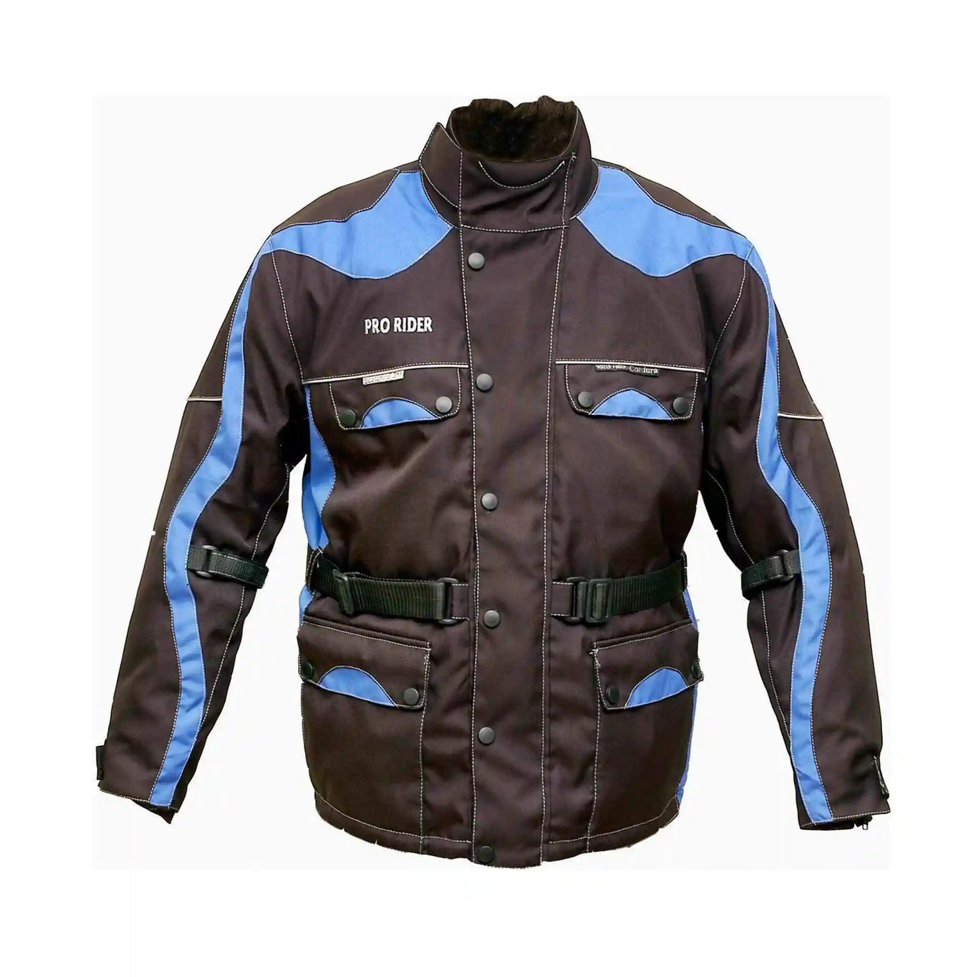 Textil-Motorrad-Tourenjacke in Blau & Schwarz für Herren